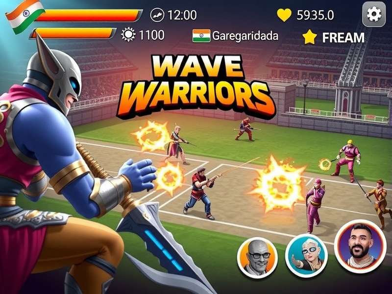Wave Warriors India mobile interface